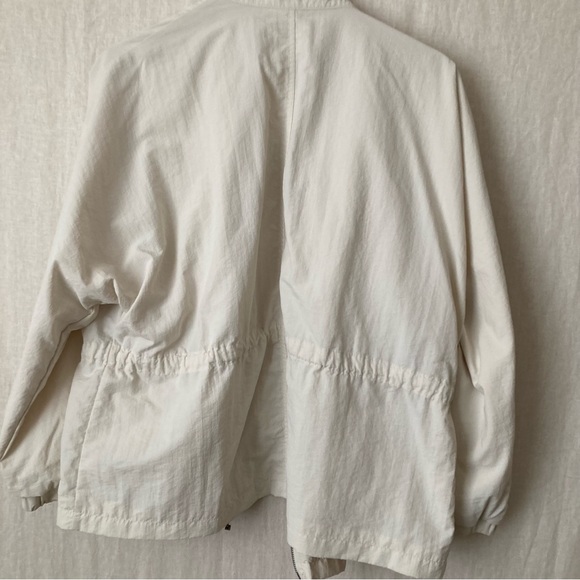 A New Day Cream White Windbreaker Rain Jacket - Picture 6 of 6